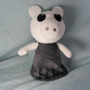 🐸 plush white piggy roblox minitoon stuffed animal (W2398)